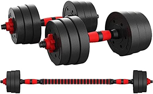 Dumbbells and Barbell Weight Set - Adjustable Dumbell and Barbells Training Equipment for Men Women Home Fitness or Gym Workout, Weights Sets