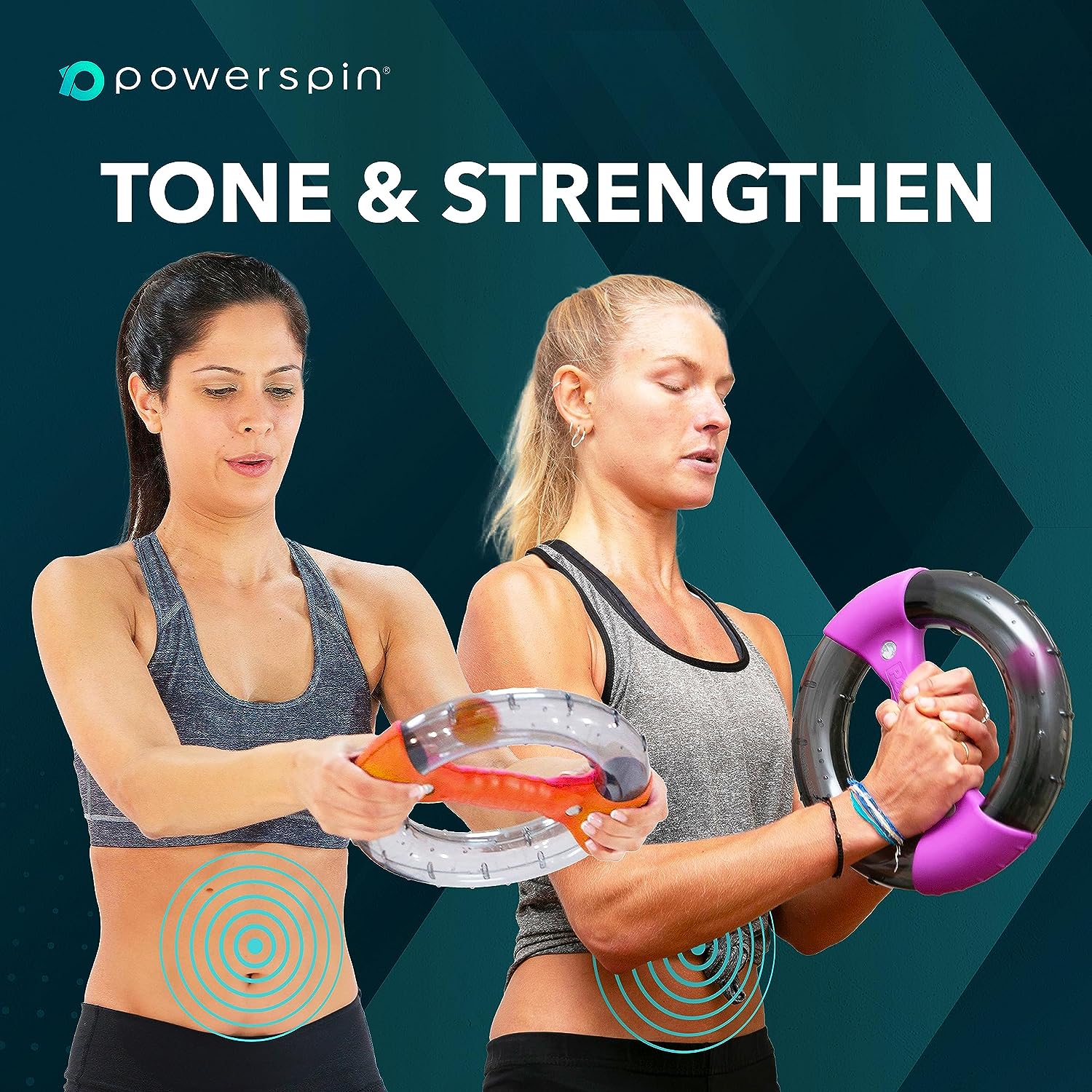 RPM Power Powerspin Evo by Powerball - Isometric Arm Exerciser for Strong  Toned Arms and Shoulders. Rehabilitate Injury and Eliminate Bingo Wings